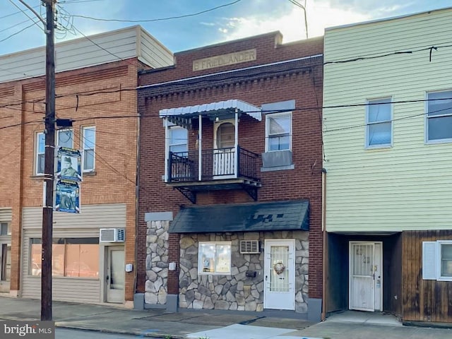 767 Mckean Ave, Donora, PA 15033 - view of property featuring a wall mounted air conditioner