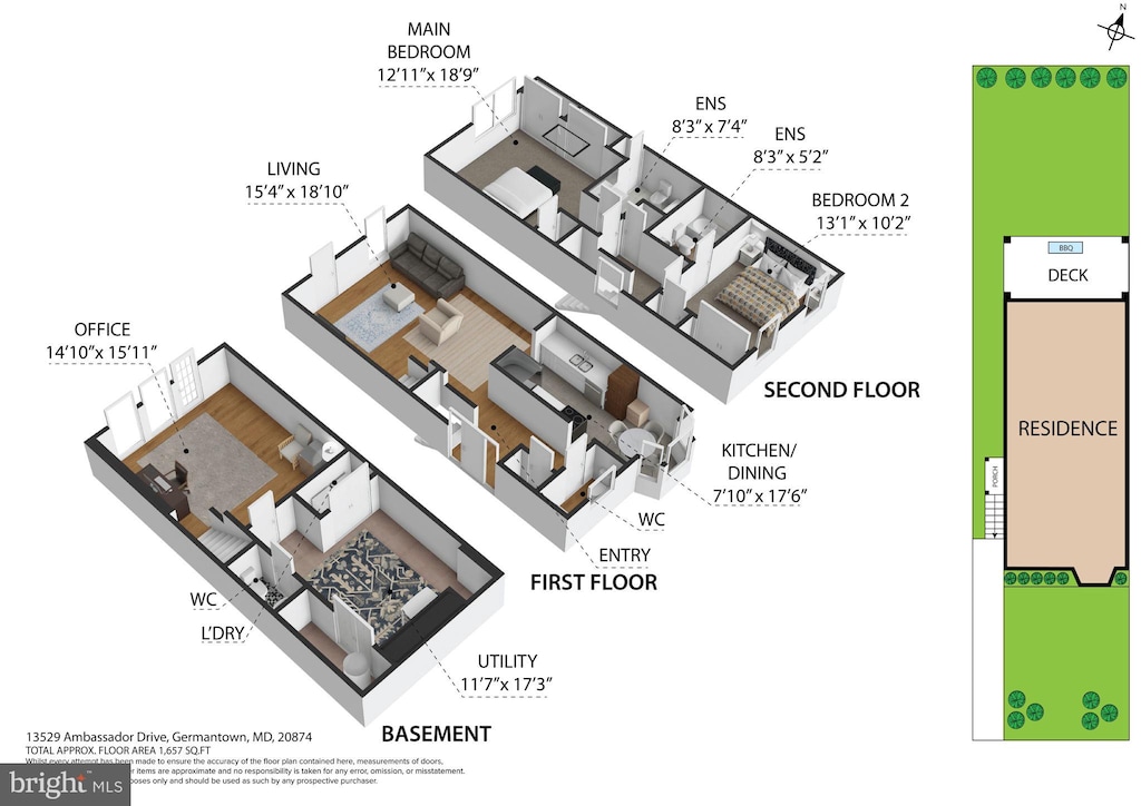 13529 Ambassador Dr Unit 13529, Germantown, MD 20874 - view of floor plan / room layout
