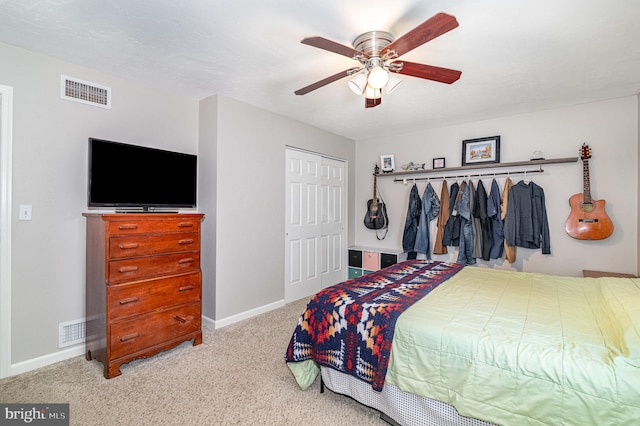 463 Maple St, Manchester, PA 17345 - bedroom featuring carpet flooring and a ceiling fan