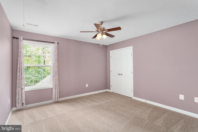 173 Empress Alexandra Pl, Fredericksburg, VA 22406 - carpeted spare room with a ceiling fan and baseboards