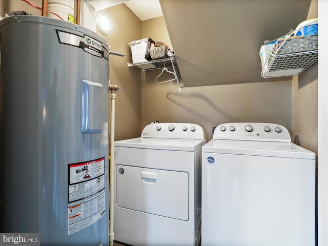 309 Legion St, Martinsburg, WV 25404 - washroom featuring water heater and washer and dryer