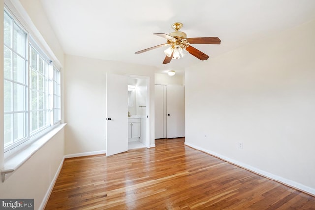 804 Gregorio Dr, Silver Spring, MD 20901 - unfurnished room featuring light wood-type flooring and a ceiling fan