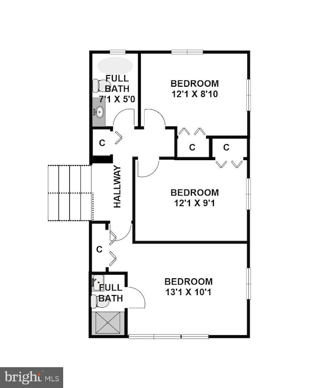 804 Gregorio Dr, Silver Spring, MD 20901 - view of floor plan / room layout