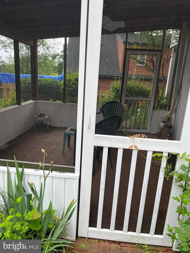 2228 Hillthorpe Ave, Abington, PA 19001 - unfurnished sunroom with plenty of natural light