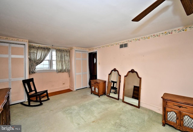 2228 Hillthorpe Ave, Abington, PA 19001 - unfurnished room with ceiling fan and carpet flooring