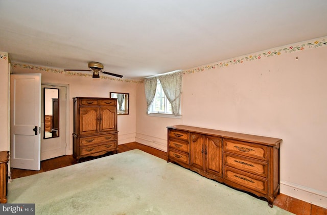2228 Hillthorpe Ave, Abington, PA 19001 - unfurnished bedroom featuring wood finished floors and ceiling fan