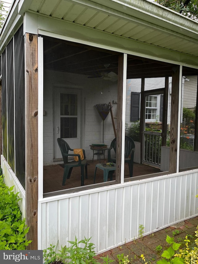 2228 Hillthorpe Ave, Abington, PA 19001 - view of patio with a sunroom