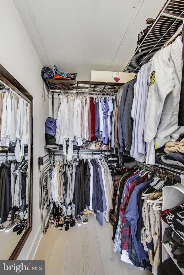 1532 N Capitol NW Unit 402, Washington, DC 20002 - walk in closet with wood finished floors