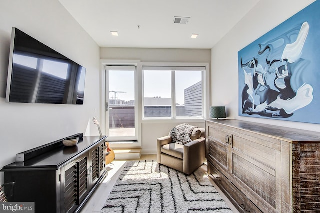 1532 N Capitol NW Unit 402, Washington, DC 20002 - living area with wood finished floors