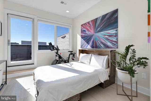 1532 N Capitol NW Unit 402, Washington, DC 20002 - bedroom with wood finished floors and baseboards