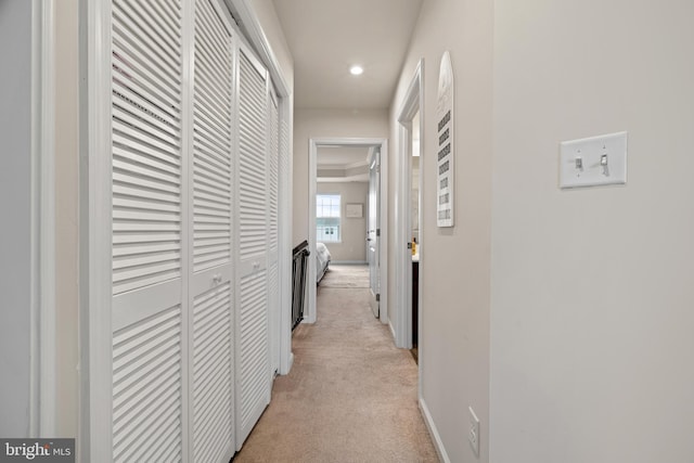 213 Dalton, Woolwich Twp, NJ 08085 - hall with light colored carpet and recessed lighting