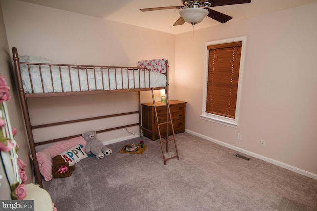 110 Jamestown Rd, Front Royal, VA 22630 - carpeted bedroom with baseboards and ceiling fan
