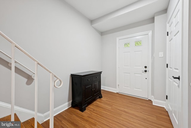 121 Harrison St NE, Leesburg, VA 20176 - entryway with light wood finished floors