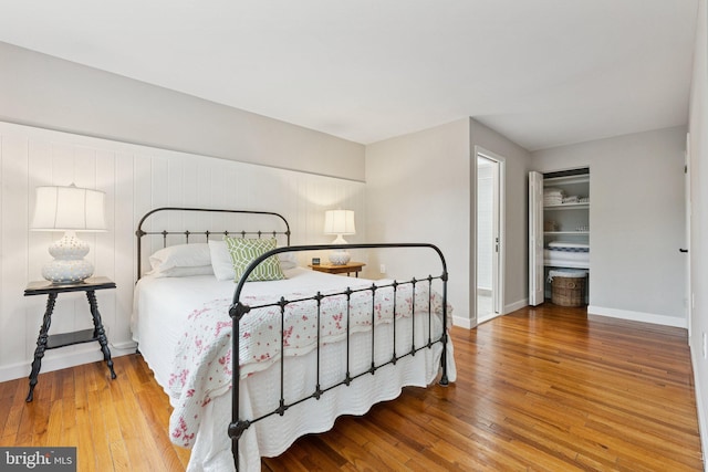 121 Harrison St NE, Leesburg, VA 20176 - bedroom with hardwood / wood-style floors and baseboards
