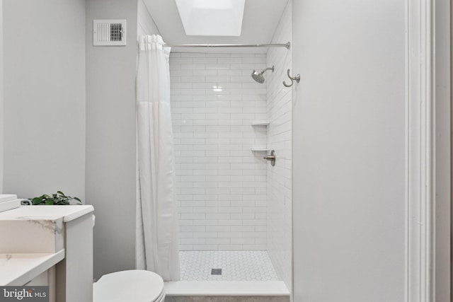 121 Harrison St NE, Leesburg, VA 20176 - bathroom featuring a stall shower and vanity