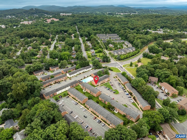 134 Hessian Hills Cir Unit 2, Charlottesville, VA 22901 - bird's eye view of a forest and a mountainous background