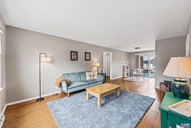 134 Hessian Hills Cir Unit 2, Charlottesville, VA 22901 - living room with wood finished floors and baseboards