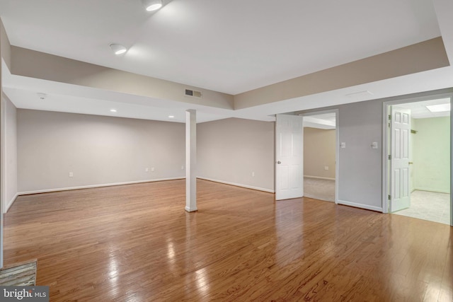 10828 Moore Dr, Manassas, VA 20111 - finished below grade area featuring wood finished floors and baseboards