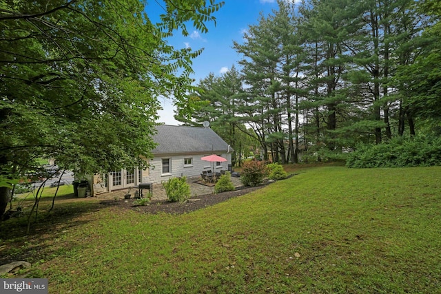 755 W Market St, Orwigsburg, PA 17961 - view of green lawn with a patio