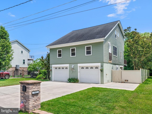 7811 Harbor Rd, Pasadena, MD 21122 - view of front of house with an attached garage, concrete driveway, and a shingled roof