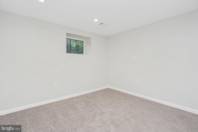 3209 Grayson St, Baltimore, MD 21216 - empty room featuring recessed lighting and carpet