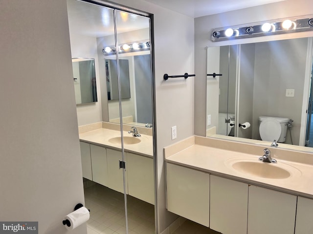 2100 Langston Blvd Unit 406, Arlington, VA 22201 - full bathroom with vanity and tile patterned floors