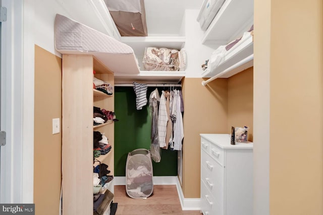 1391 Pennsylvania Ave SE Unit 247, Washington, DC 20003 - walk in closet with wood finished floors