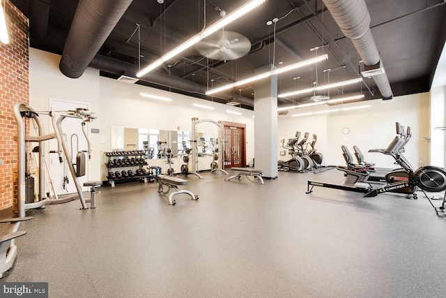 1391 Pennsylvania Ave SE Unit 247, Washington, DC 20003 - view of gym