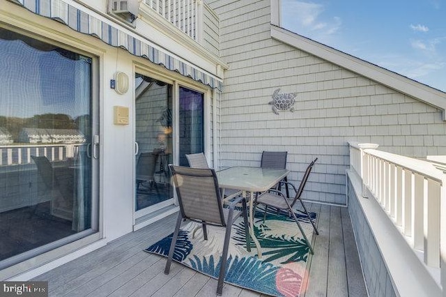 9707 Village Ln Unit 9704-4, Ocean City, MD 21842 - wooden deck featuring outdoor dining area