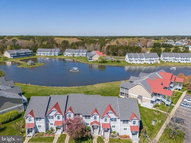 9707 Village Ln Unit 9704-4, Ocean City, MD 21842 - aerial perspective of suburban area featuring a nearby body of water