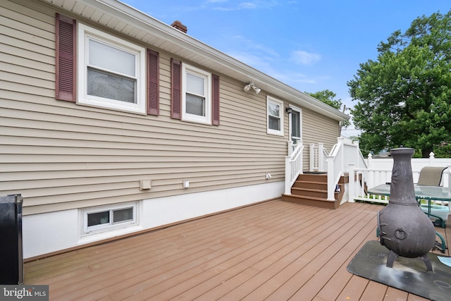 122 Randolph Ave, South Plainfield, NJ 07080 - view of wooden terrace