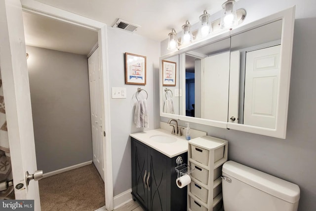 5200 Hilltop Dr Unit A2, Brookhaven, PA 19015 - bathroom with vanity and toilet
