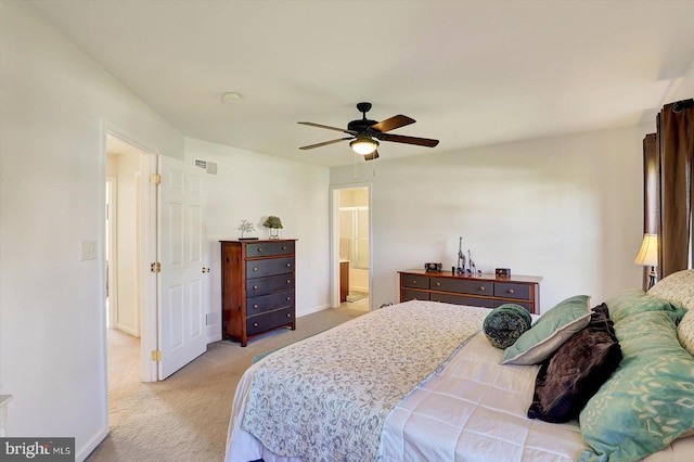 64 S 3rd St, New Freedom, PA 17349 - bedroom featuring light carpet and a ceiling fan
