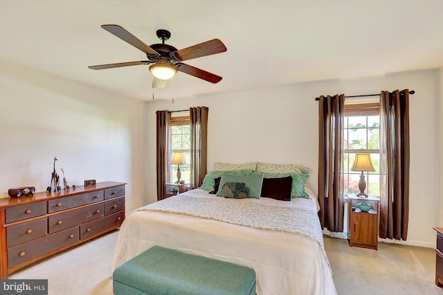 64 S 3rd St, New Freedom, PA 17349 - bedroom featuring light carpet and ceiling fan