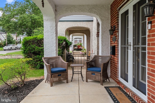 613 Arbor Rd, Cheltenham, PA 19012 - view of patio featuring french doors