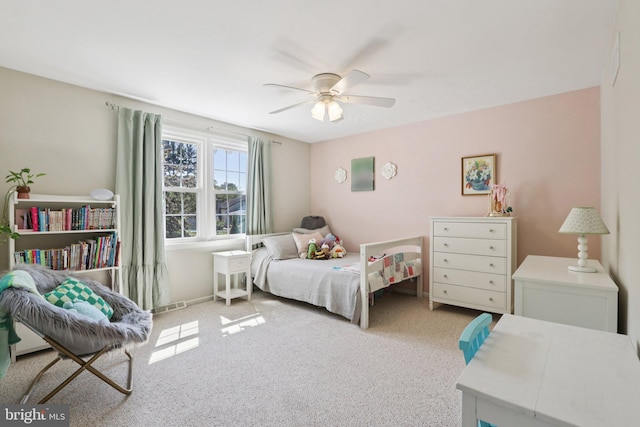 1118 Dorset Dr, West Chester, PA 19382 - bedroom featuring carpet flooring and ceiling fan