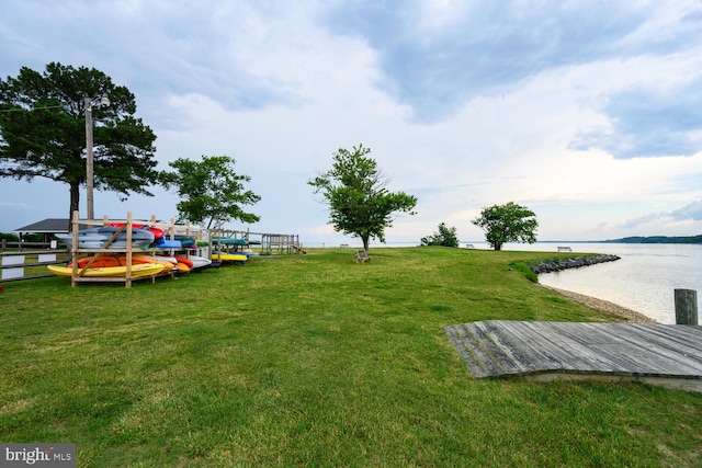 644 Chester River Beach Rd, Grasonville, MD 21638 - view of green lawn with a water view