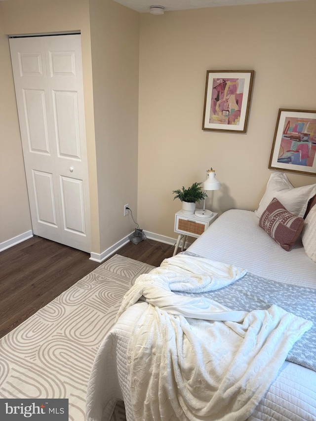 3502 Blue Coat Rd, Baltimore, MD 21236 - bedroom featuring dark wood finished floors and baseboards