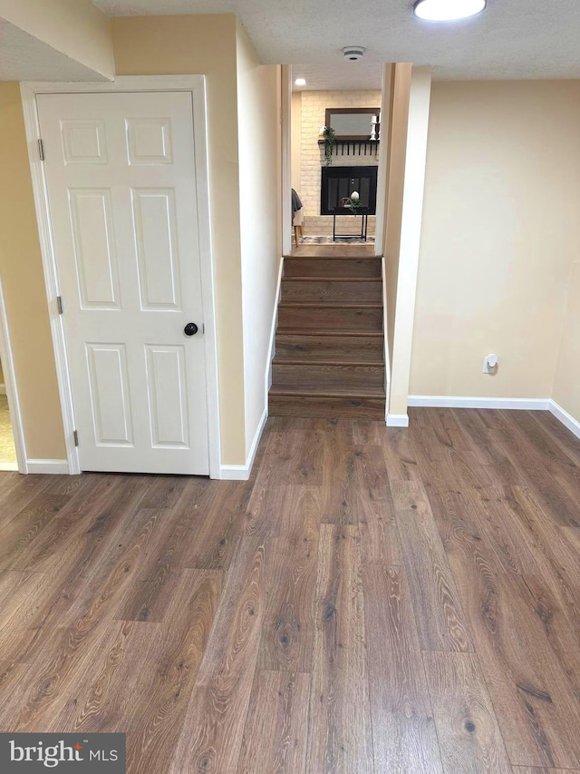 3502 Blue Coat Rd, Baltimore, MD 21236 - corridor featuring wood finished floors and stairs