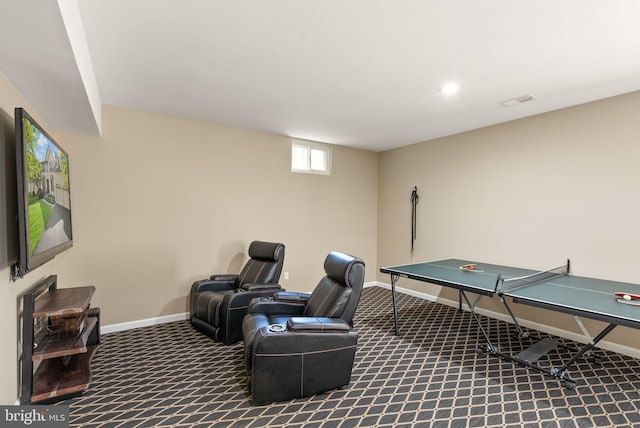 10915 Lamplighter Ln, Potomac, MD 20854 - recreation room featuring carpet