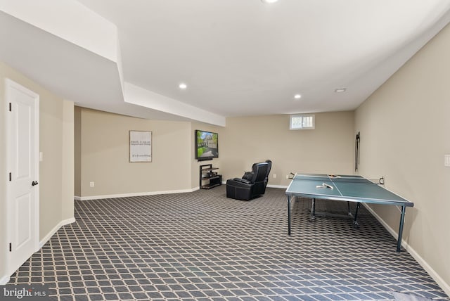 10915 Lamplighter Ln, Potomac, MD 20854 - playroom featuring recessed lighting and carpet flooring