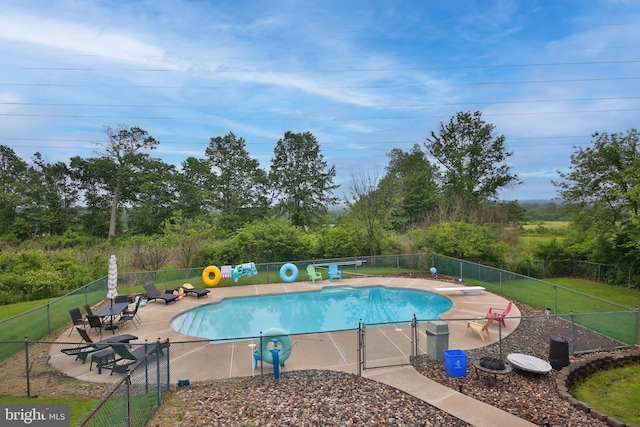 366 High St, Souderton, PA 18964 - view of pool with a diving board and a patio