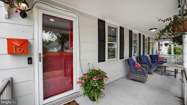 16 E Jefferson St, Newtown, PA 18940 - entrance to property featuring a porch