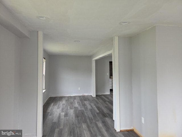 132 N Franklin Blvd, Pleasantville, NJ 08232 - empty room featuring dark wood-type flooring and baseboards