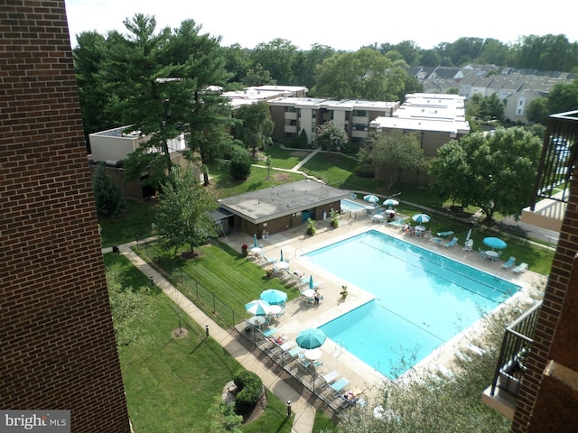 9900 Georgia Ave Unit 707, Silver Spring, MD 20902 - community pool featuring a patio area