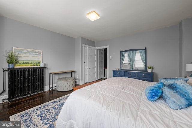 1105 Brown St, Wilmington, DE 19805 - bedroom with wood finished floors and baseboards