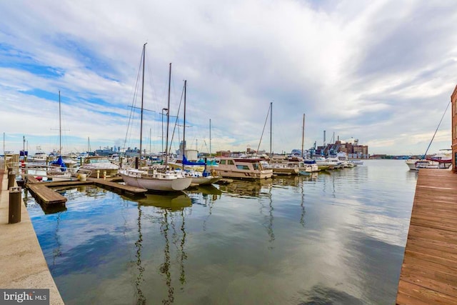 960 Fell St Unit 609, Baltimore, MD 21231 - dock with a water view