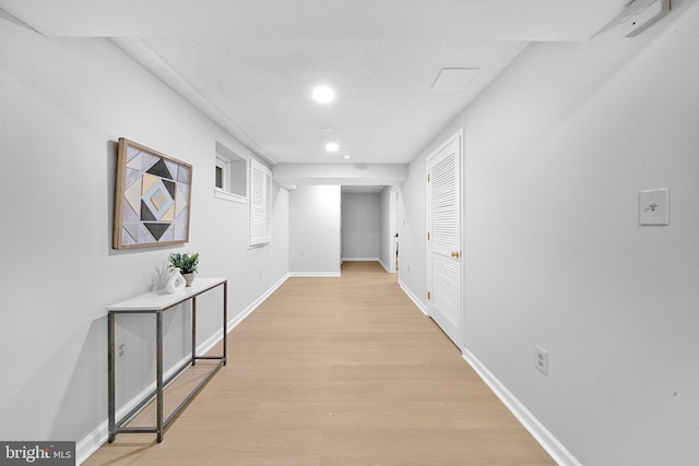 12779 Lost Creek Ct, Manassas, VA 20112 - hallway featuring light wood-style floors and recessed lighting