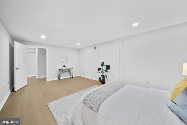 12779 Lost Creek Ct, Manassas, VA 20112 - bedroom featuring wood finished floors and recessed lighting