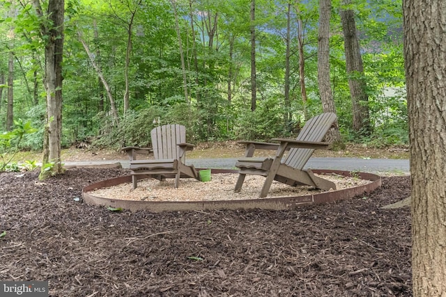 12779 Lost Creek Ct, Manassas, VA 20112 - view of yard featuring a forest view